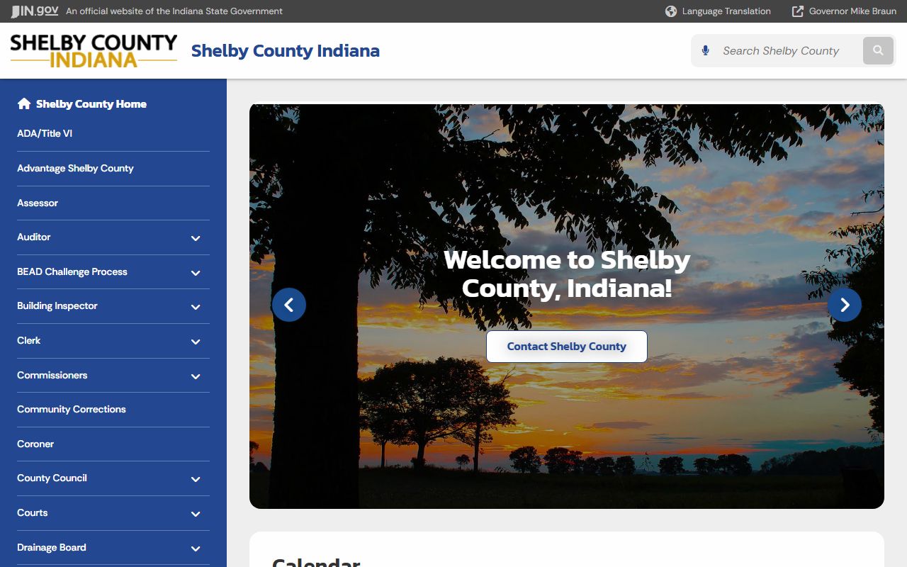 Shelby County court records government homepage